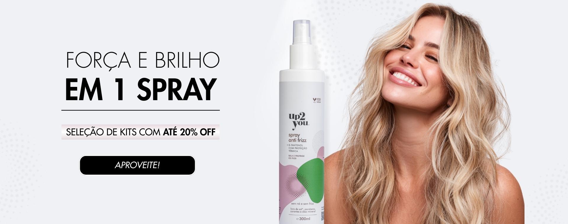 Kits com o Spray Anti Frizz