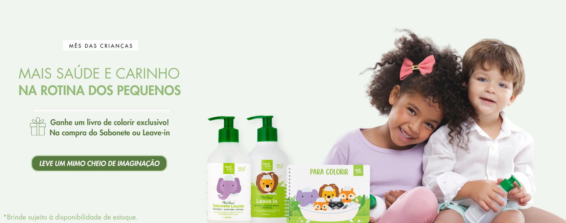 Linha kids + livro para colorir