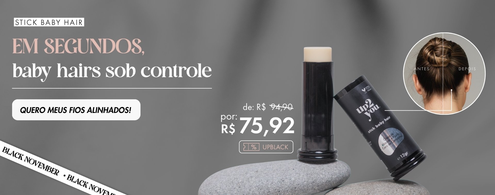 Black November - Stick baby hair 